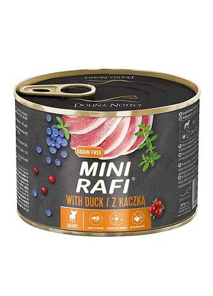 Dolina noteci rafi консерви mini для собак дрібних порід 185гр з качкою 383956, 303954