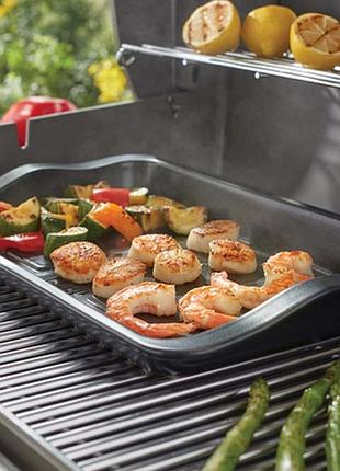 Плита, планча керамическая для готовки 5.5х25.5х42.5см weber 17885 код: 007553