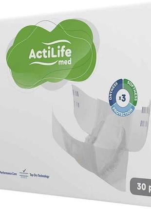 Подгузники для взрослых р.l 30шт тм actilife med basic