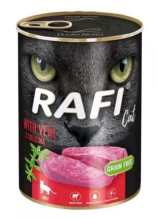 Dolina noteci rafi grain free cat with veal консерви для кішок з телятиною (65) 400г 394563