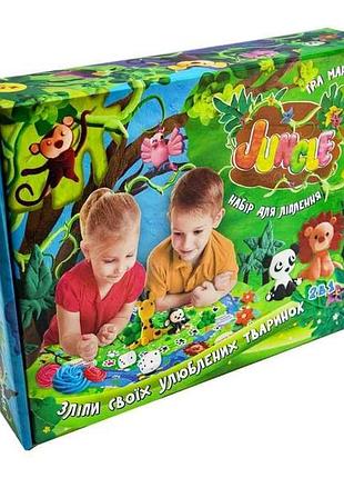 Набір тіста для ліпки jungle (укр) 71409 тм strateg
