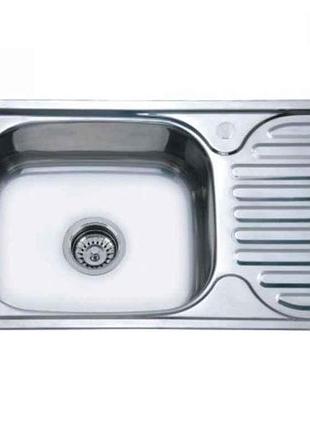 Мийка врізна 660х420х180мм z6642-08-180e (satin) тм zerix