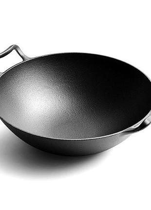 Чавунний вок з скляною кришкою ø36 см grilli 777187 код: 012710