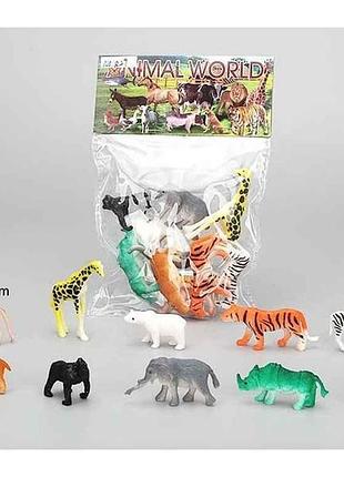 Тварини 12*3*18см дикі 10шт арт.829 тм 7toys