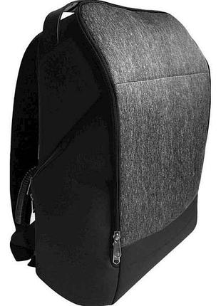 Рюкзак полиэстр серый 43*31*18см деловой usb techno арт.o97437-01 тм optima