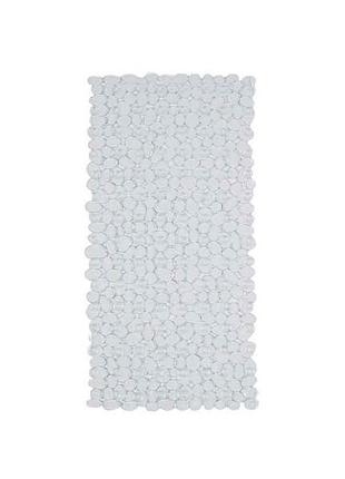 Коврик для ванной 68*34см белый галька арт.6834-001 тм eco fabric