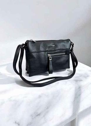 Сумка жіноча екошкіра чорний fashion bags м.2325 тм sp