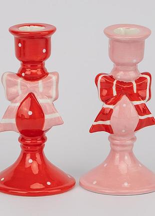 Подсвечник "новогодний бантик", 17 см elisey
