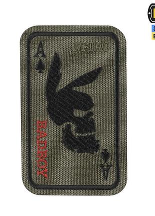 M-tac нашивка bad boy (вишивка) ranger green