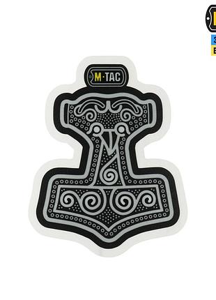 M-tac-наклейка mjölnir small світловідбивна black