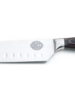 Профессиональный нож santoku 18 см grilli 777138 код: 012311