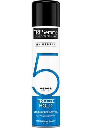 Лак для волосся 400мл максимальної фіксації freeze hold тм tresemme