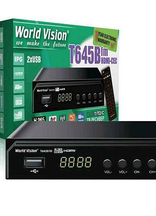 Т2 ресивер t645b тм world vision