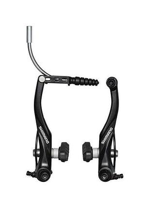 Тормоз передний br-t4000 v-brake черный тм колесо