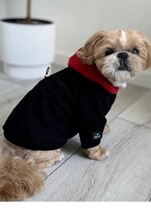 Худи карман red black xl