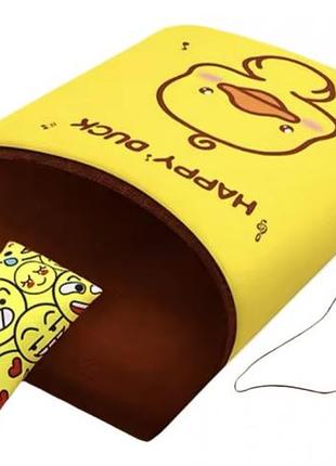 Грілка кишенька з usb качка жовта xl 6075 см (5-10кг)