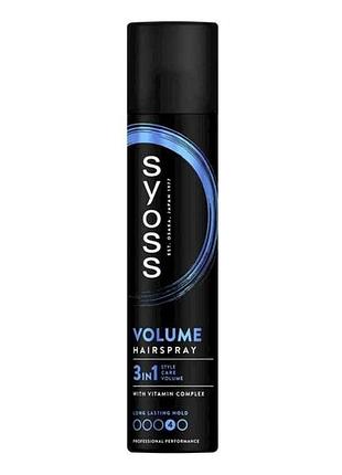 Лак для волосся 300мл 4 volume тм syoss