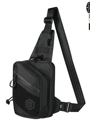 M-tac сумка sling pistol bag elite hex с липучкой black