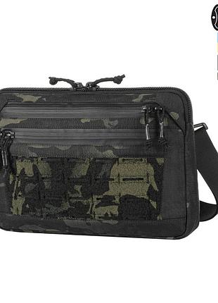 M-tac сумка admin bag medium elite с липучкой multicam black/black