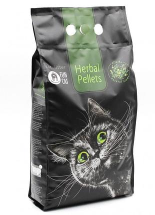 Fun cat herbal pellets наполнитель 5л (3кг)