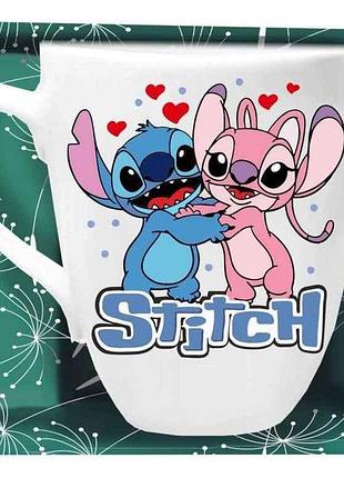 Чашка 200мл stitch обіймашки в под. коробці тм farglass