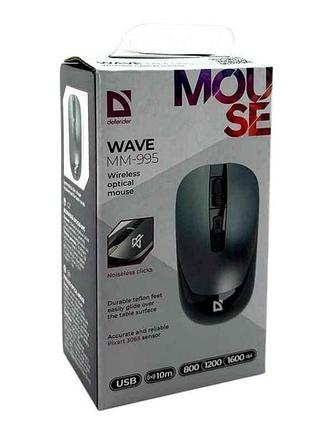 Мишка бездротова компютерна wave mm-995 тм defender
