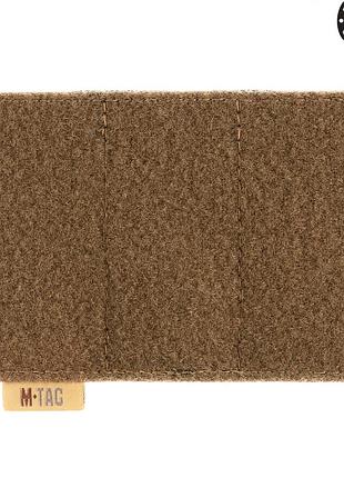 M-tac панель для нашивок на molle 120x85 coyote