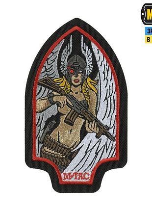 M-tac нашивка valkyrie (вышивка) black/red