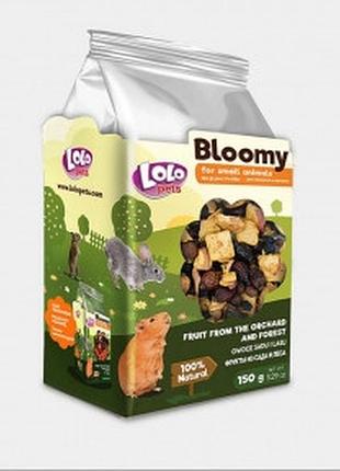 Ласощі bloomy для гризунів з фруктами саду та лісу, 150 г