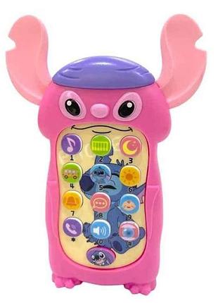 Телефон 7*3,5*16см розовый арт.626-34 тм 7toys