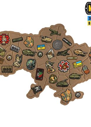 M-tac панель для нашивок мапа україни coyote
