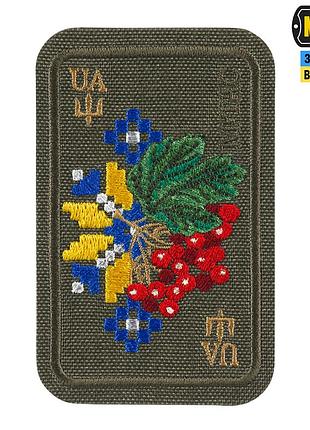 M-tac нашивка орнамент калина (вишивка) ranger green