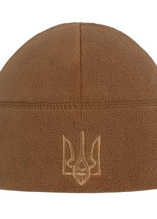 Шапка флісова vik-tailor без відвороту, coyote, l, 60