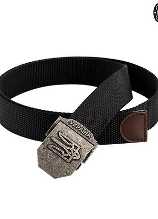 M-tac ремень с тризубом (тип 2) black