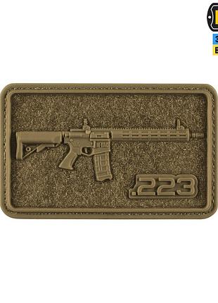 M-tac нашивка ar-15 velcro/pvc coyote