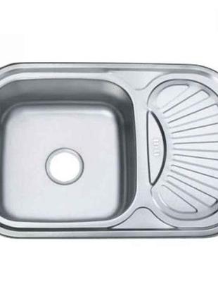 Мийка врізна 750х490х180мм z7549-08-180d (decor) тм zerix