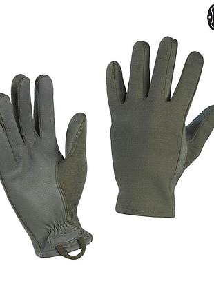 M-tac перчатки nomex sport leather olive