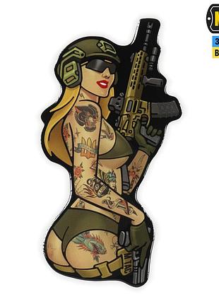 M-tac наклейка обємна girl №4 tattoo пантера