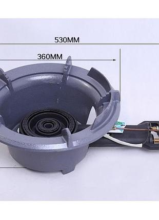 Горелка газовая lpgburn zy10l-04 30 квт ( с пьезорозжигом )