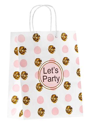 Подарунковий пакет "birthday party", 21*26,5 см * рандомний вибір дизайну elisey