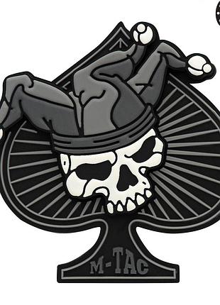 M-tac нашивка ace of spades 3d pvc black/white