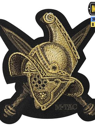 M-tac нашивка gladiator helmet (вышивка) black
