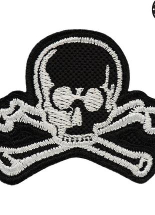 M-tac нашивка old skull черная