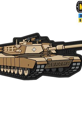 M-tac нашивка abrams (pvc) coyote