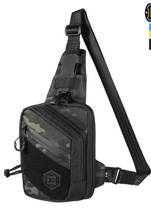 M-tac сумка sling pistol bag elite hex с липучкой multicam black/black