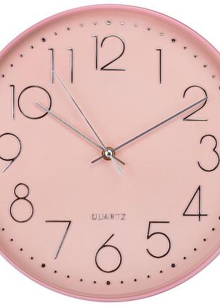 Годинник "модерн", рожевий, 30 см elisey
