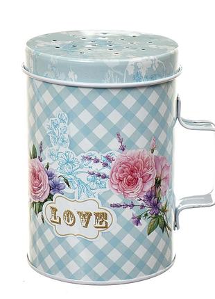 Банка для зберігання солі з ручкою "love" elisey
