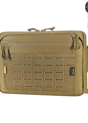 M-tac сумка admin bag large elite з липучкою hex coyote