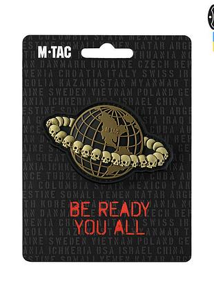 M-tac нашивка planet pvc coyote