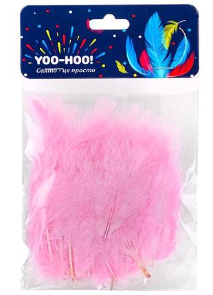 Декоративные перья, розовые yoo-hoo!